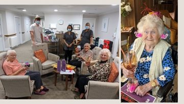 Silver Sunday cocktail night at Nottingham care home